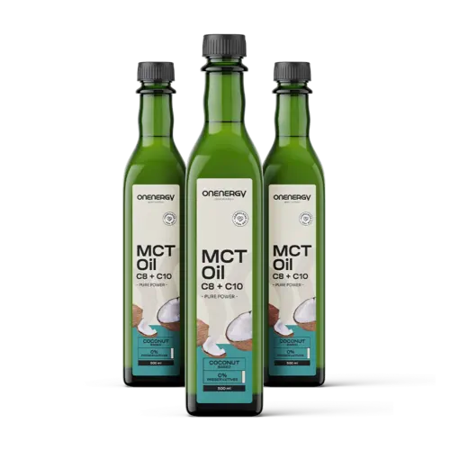 3x MCT C8:C10 Premium λάδι καρύδας, συνολικά 1500 ml