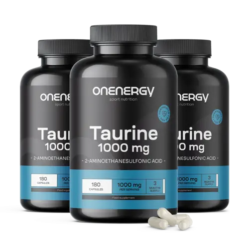 3x Ταυρίνη 1000 mg, συνολικά 540 κάψουλες