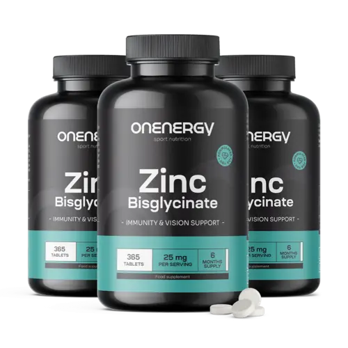 3x Χηλικός ψευδάργυρος 25 mg, συνολικά 1095 δισκία