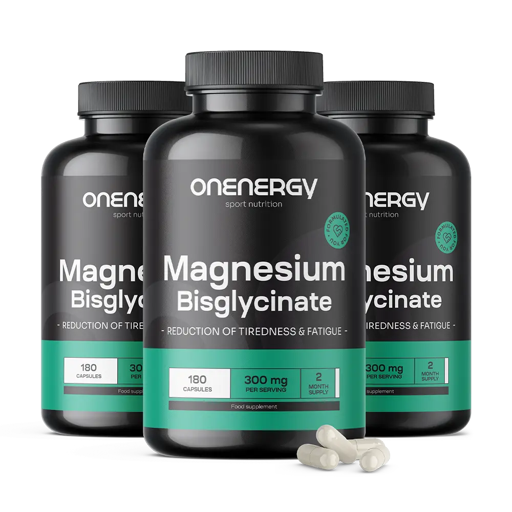 3x Δισγλυκινικό μαγνήσιο 300 mg