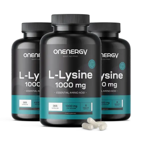 3x L-λυσίνη 1000 mg, συνολικά 1095 κάψουλες