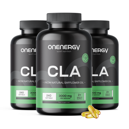 3x CLA 3000 mg - Συζευγμένο λινολεϊκό οξύ, συνολικά 720 μαλακές κάψουλες