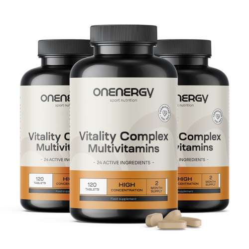 3x Vitality Complex – πολυβιταμίνες, συνολικά 360 δισκία