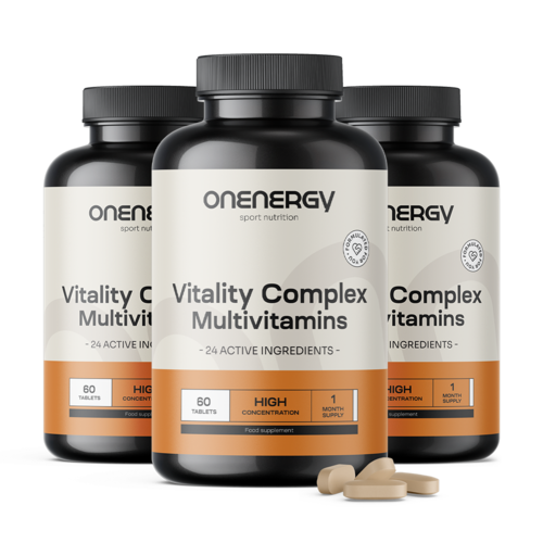 3x Vitality Complex – πολυβιταμίνες, συνολικά 180 δισκία