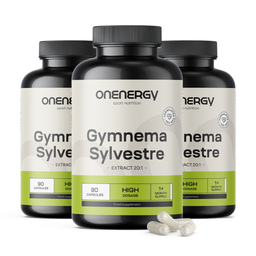 3x Γκουρμάρ (Gymnema Sylvestre) – εκχύλισμα 20:1, συνολικά 270 κάψουλες