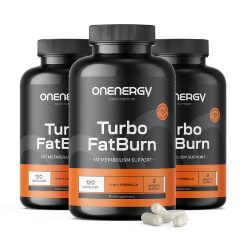 3x Turbo FatBurn, συνολικά 360 κάψουλες